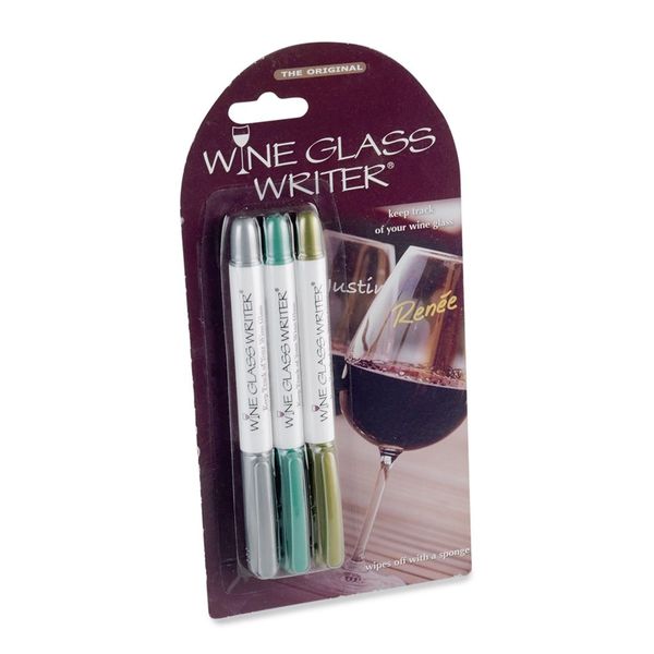 Wine Glass Writer - Original Metallic - Set Of 3
