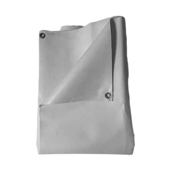 Tarp Cover Waterproof Heavy Duty 2m x 2m with Eyelets White