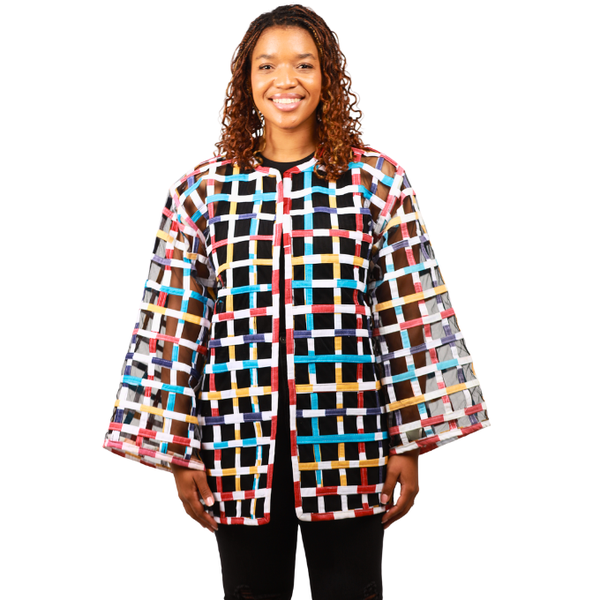 Zulu Amabhinca Basket Kimono Top