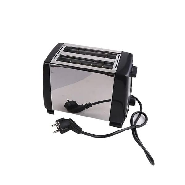 2 Slices Stainless Steel Toaster Bread Extra Wide Slot Compact Toaster
