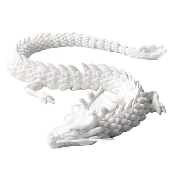 Kids 3D Realistic Chinese Dragon Action Figure Ornamental Toy