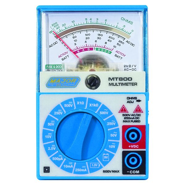 Major Tech DIY Analogue Multimeter (MT800)