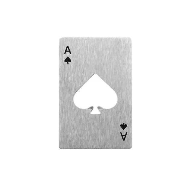 Spades A Credit Card Bottle Opener