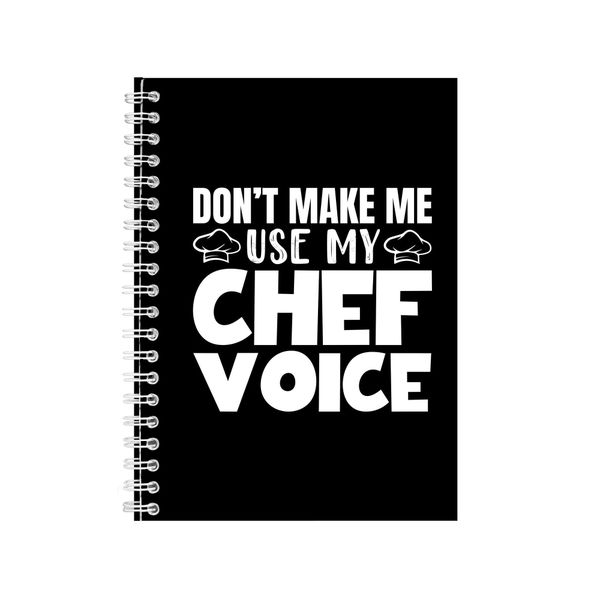 Chef Notebook Cooking Gift Idea Writing Book Notepad Pad 23