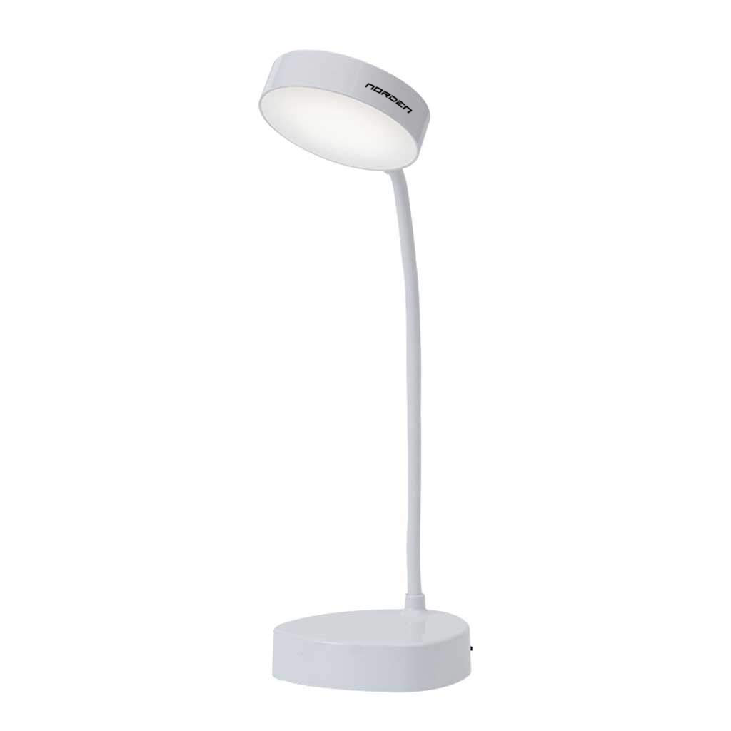 Norden Rechargeable LED Flexible Desk/Bedside Lamp, Touch Control