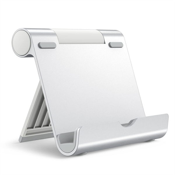 Portable Desk Mobile Phone Holder Stand-Silver