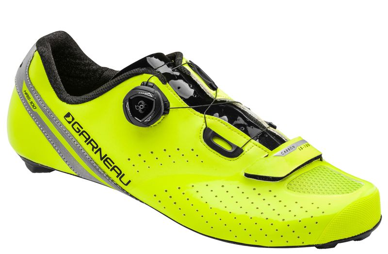 Louis Garneau Carbon LS100 II Cycling Shoes, Fluo Yellow