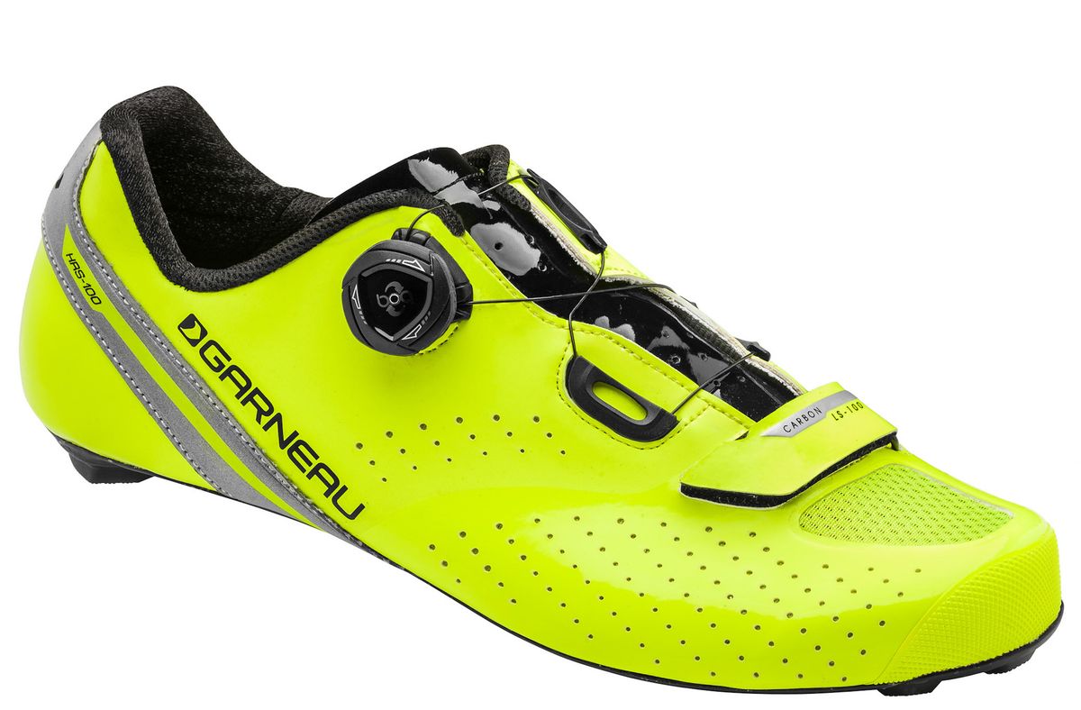 Louis Garneau Carbon LS100 II Cycling Shoes, Fluo Yellow | Shop