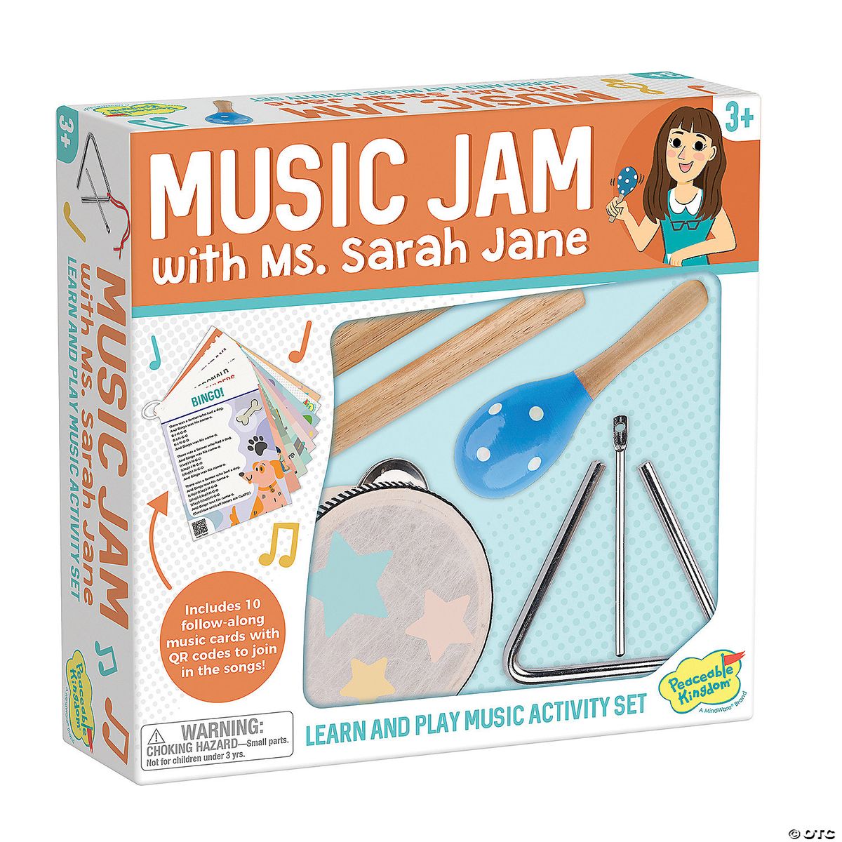 Peaceable Kingdom Music Jam with Ms. Sarah Jane Music Activity Set