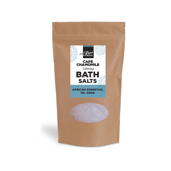 Pure Afro Cape Chamomile Calming Bath Salt Relaxation Soak - 500g