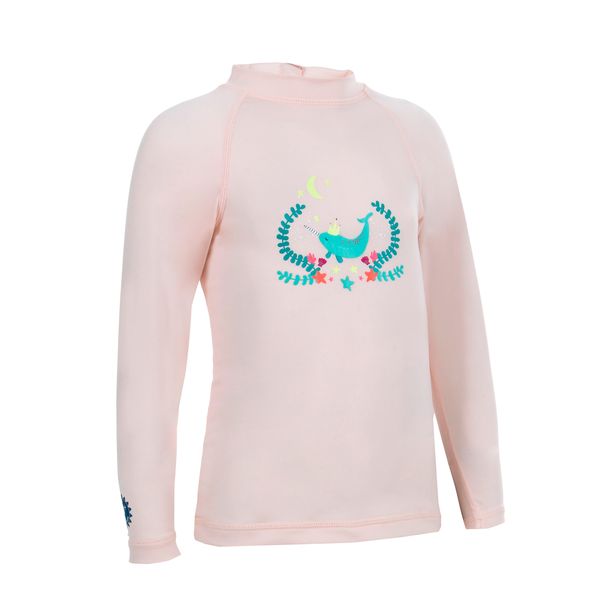Nabaiji Baby Long Sleeve UV-Protection T-Shirt - Pink