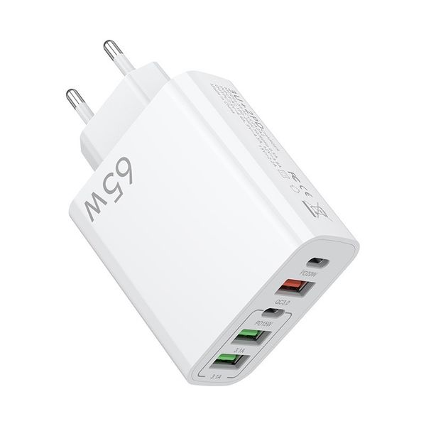 Charger PD65W Fast Charge PD+3USB Multi-port Adapter