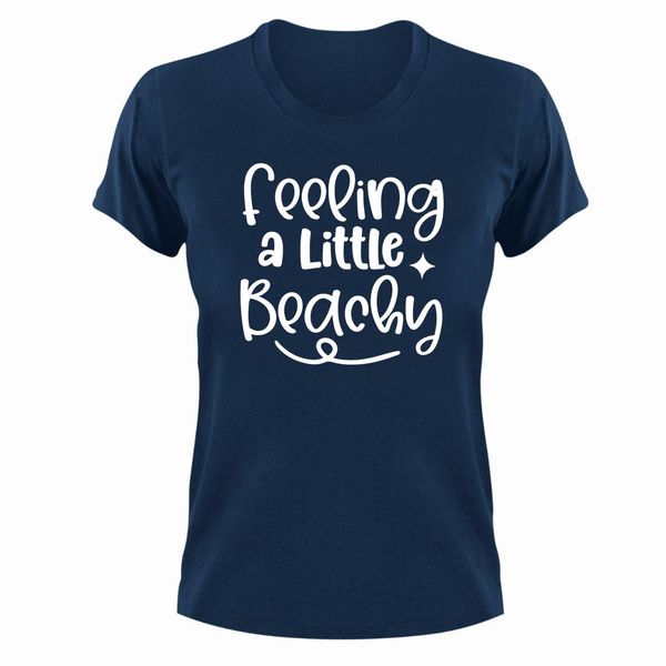 Feeling T-Shirt Gift Navy for Christmas Birthday Beach Sea