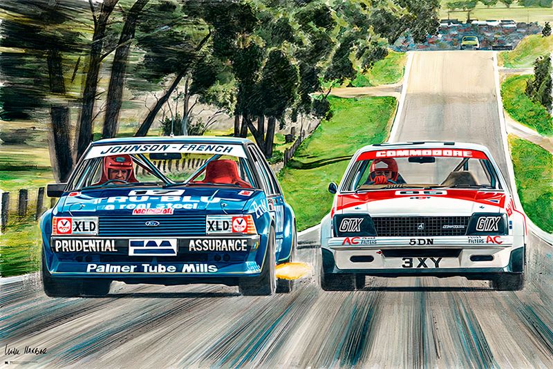 Mountain Rivals - Mike Harbar Poster