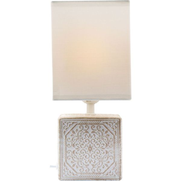 White Maderia Table Lamp image