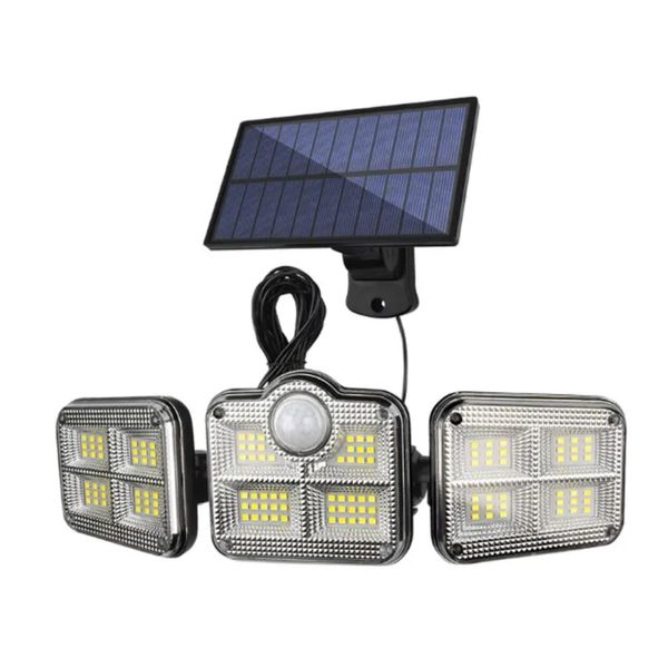 Portable Waterproof Outdoor Smart Sensor Solar Light Wall Lamp