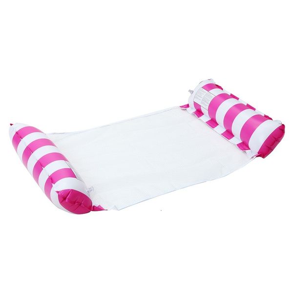 Water Inflatable Hammock Sofa Floating Bed - Pink