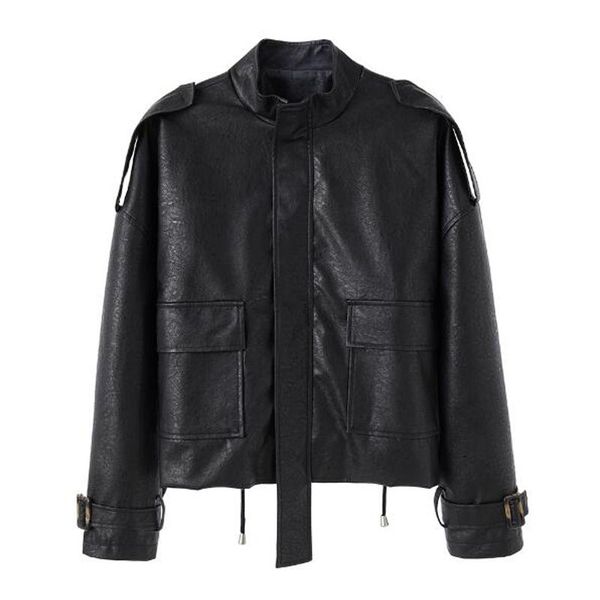 Women PU Leather Jacket