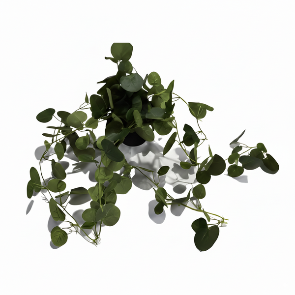 Lush Potted Realistic Artificial Trailing Eucalyptus Vine Plant
