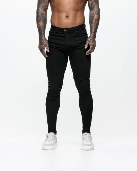 Cutty Shooter Ultra Skinny Black Denim Jeans