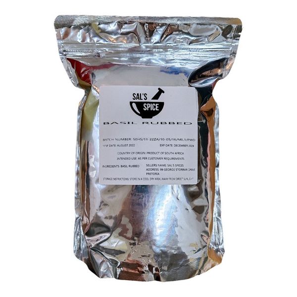 Sal's Spice Basil Rubbed - 10kg