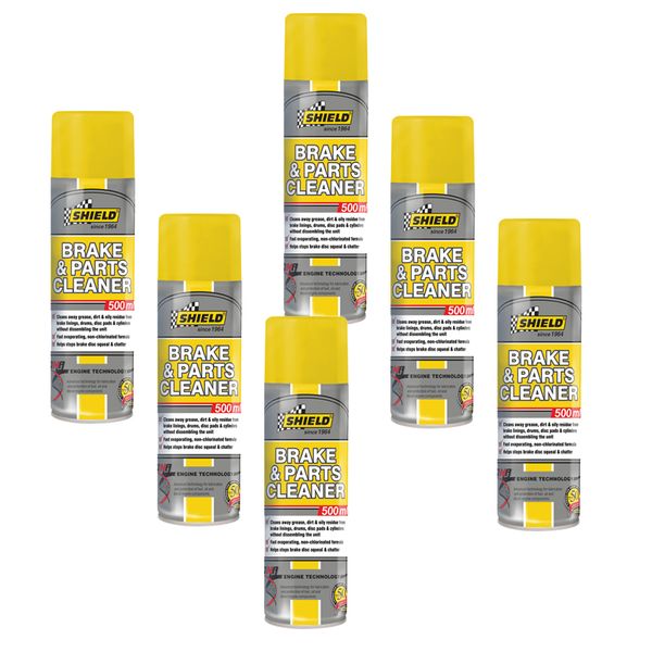 Shield - Brake and Parts Cleaner - 500ml - 6 Pack