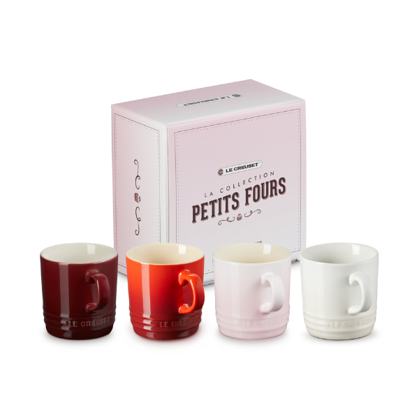 Le Creuset La Petits Collection Set of 4 Cappuccino Mugs
