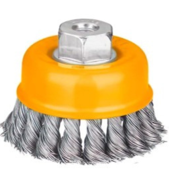 Ingco - Wire Cup Brush Twist + Nut 125 (M14 x 2)
