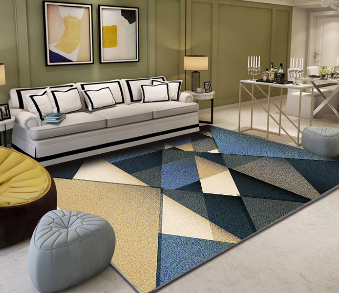 230cmx160cm LMA Authentic 3D Printed Design Lightweight Rug - 07