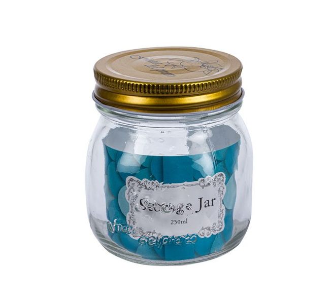 Storage Jar - Mason Jar - Transparent - Glass - 250ml - 4 Pack