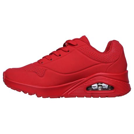 womens red sketchers