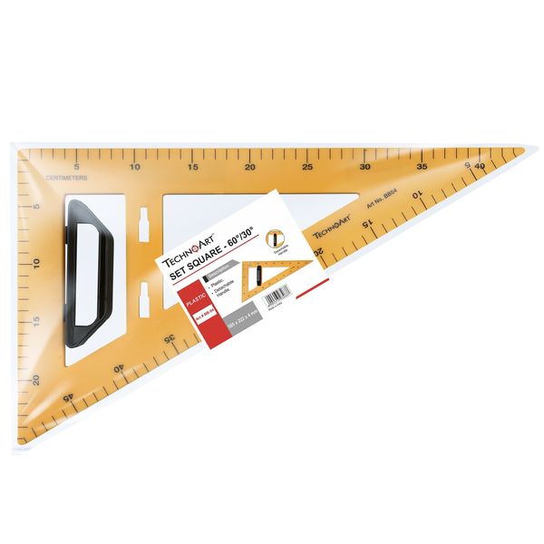 TechnoArt Large Blackboard Set Square - 60 / 30 Degree - for teachers