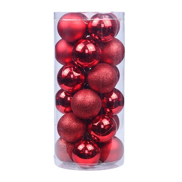 Red Christmas Tree Baubles - Hanging Ornaments