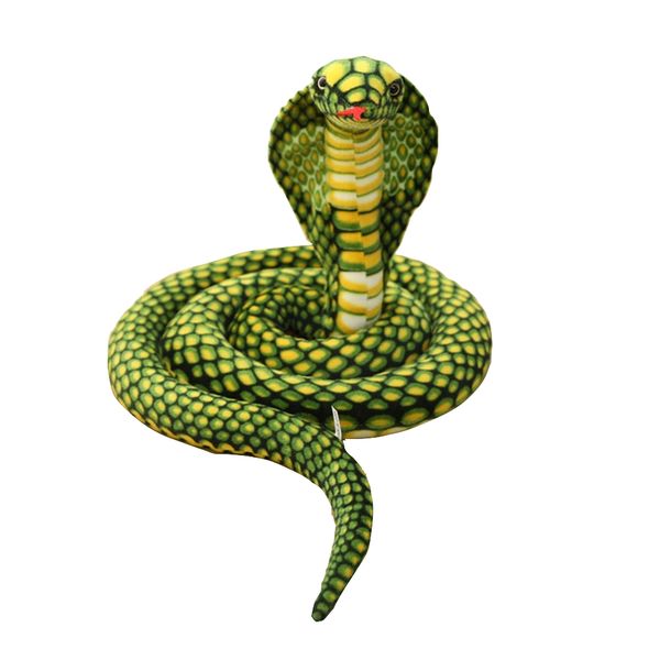 Kids Soft Cobra Snake Toy Plush Jumbo