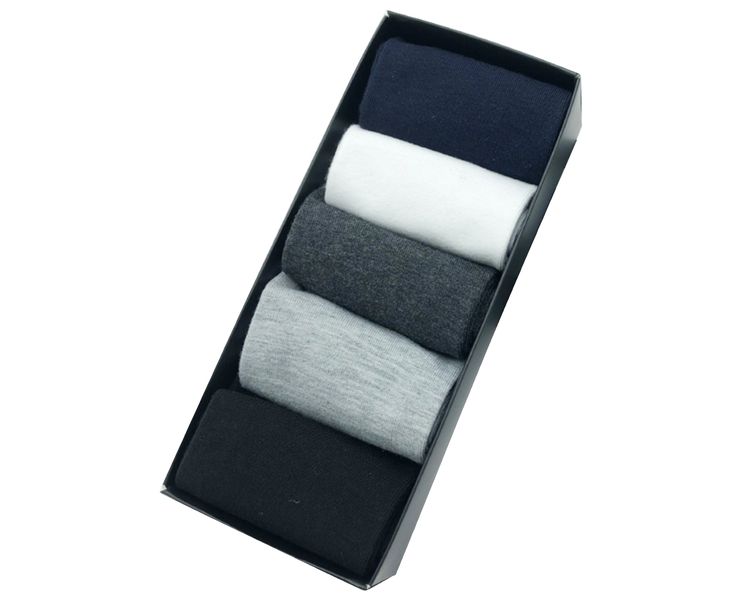 DK'S Men's Gift Socks 5 Pack Plain