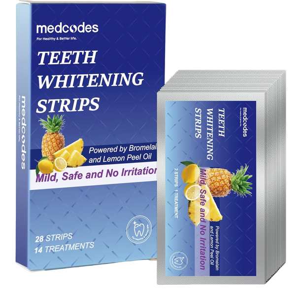 Teeth Whitening Strips 14 Treatments 28 Strips for Sensitive Teeth