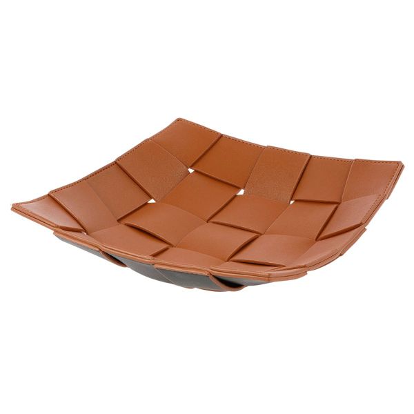 Valet PU Leather Key Holder Bowl Reversible Phone Wallet Coin Desktop Stora