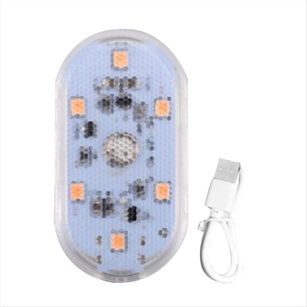 6Led Car Touch Lights Rechargeable Car Interior Compatible with Universal