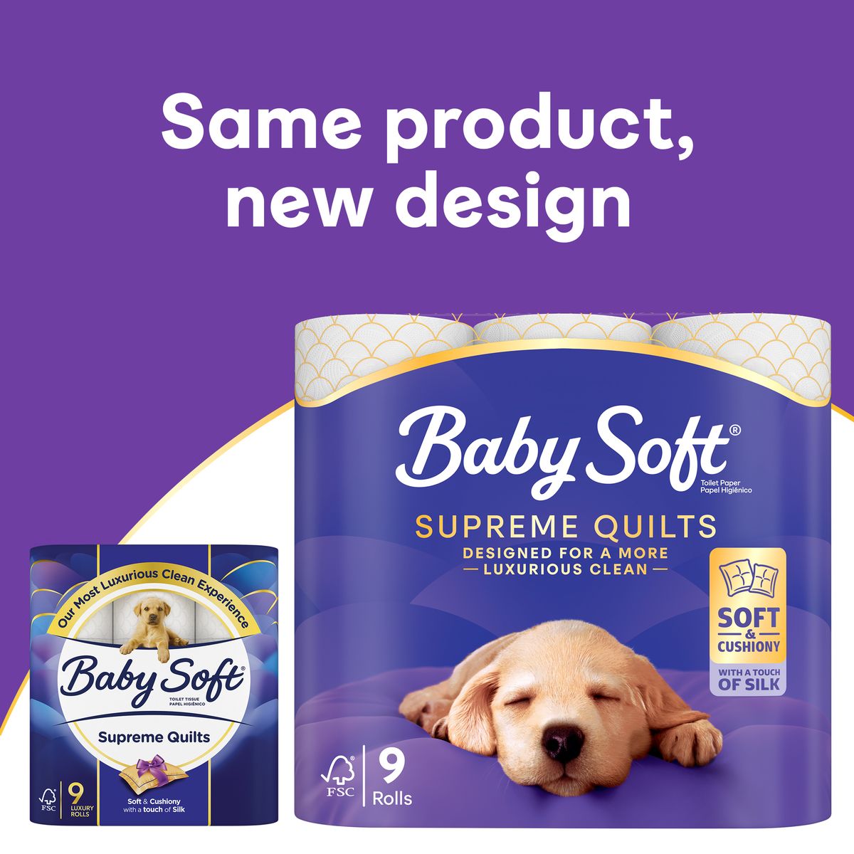 Soft Toilet Toilet Paper Supreme Andrex Supreme Quilted Tissue