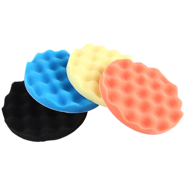 4 Pieces 7-inch/180mm Sponge Polishing Buffer Pad Kit Tool For Car Polisher