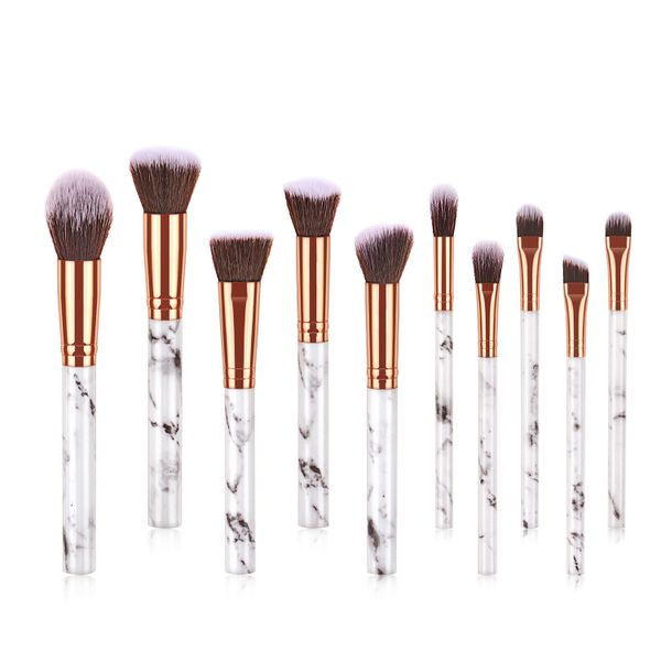 10 piece makeup brushes
