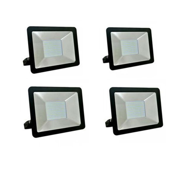 4 Piece 150W LED Floodlight Outdoor Waterproof Lighting Garden Projection Light