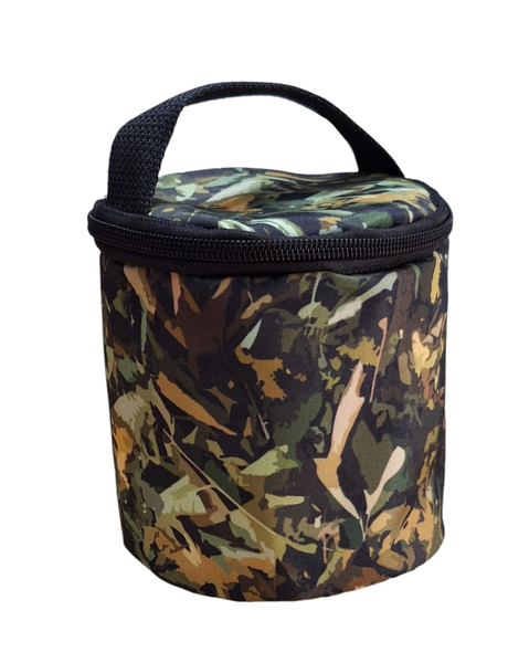 Toilet Roll Holder Bag - Green &amp; Brown Camouflage