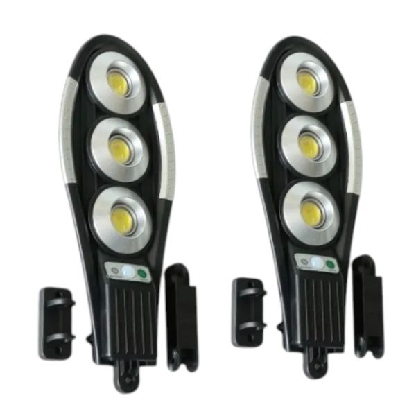 Solar Street Light LED with Solar Panel and Motion IP66 150 Watt -2 PACK