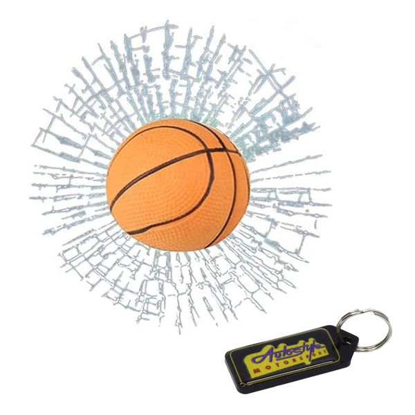 Basketball Design &amp; Keyring image
