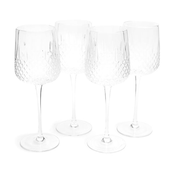George &amp; Mason - Brava Wine Glasses - 565ml - Set of 4