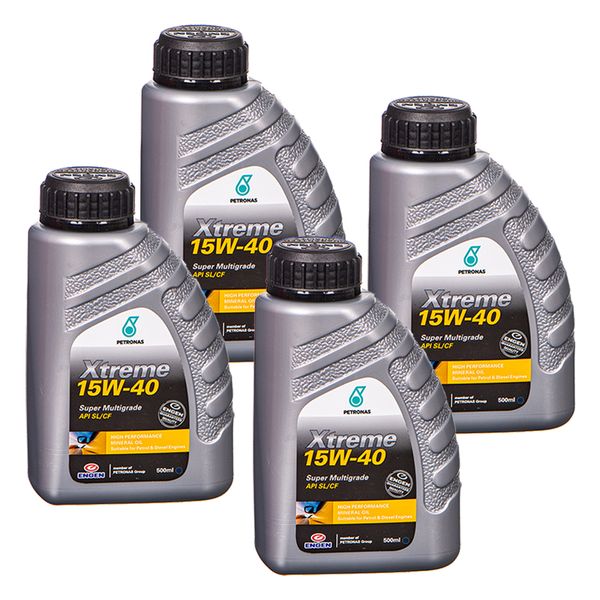 Engen Xtreme 15W-40 500Ml - 4 Pack