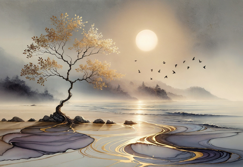 Modern Canvas Wall Art Home Decor - Beautiful Sunset