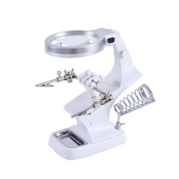 Home DIY Tools Professional Magnifying Station With LED