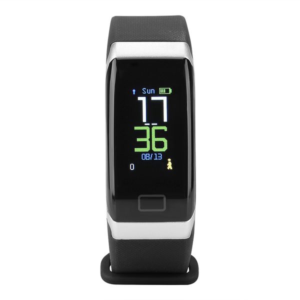 0.96" Smart Bracelet: Black